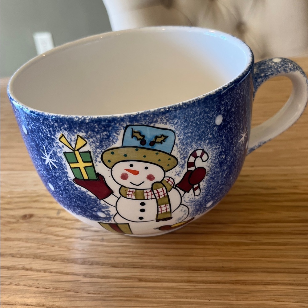 Studio Nova Frosty Snowman Soup Chili Mug